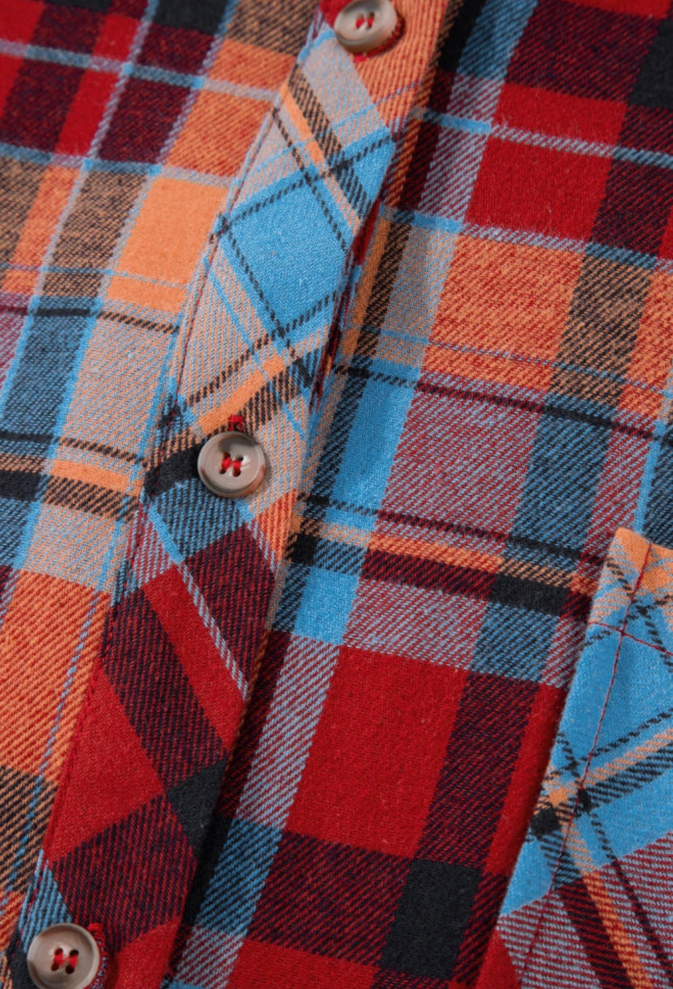 Multi color flannel