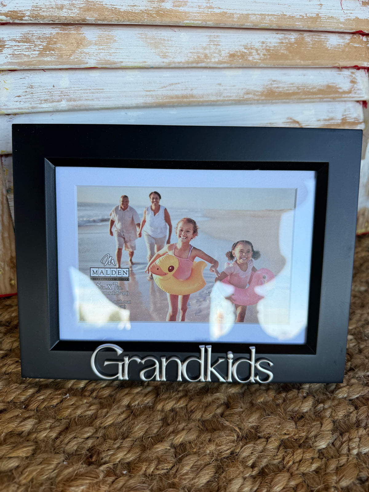 GKM Grandkids Black Bevel Frame 4x6 or 5x7 Photo Opening