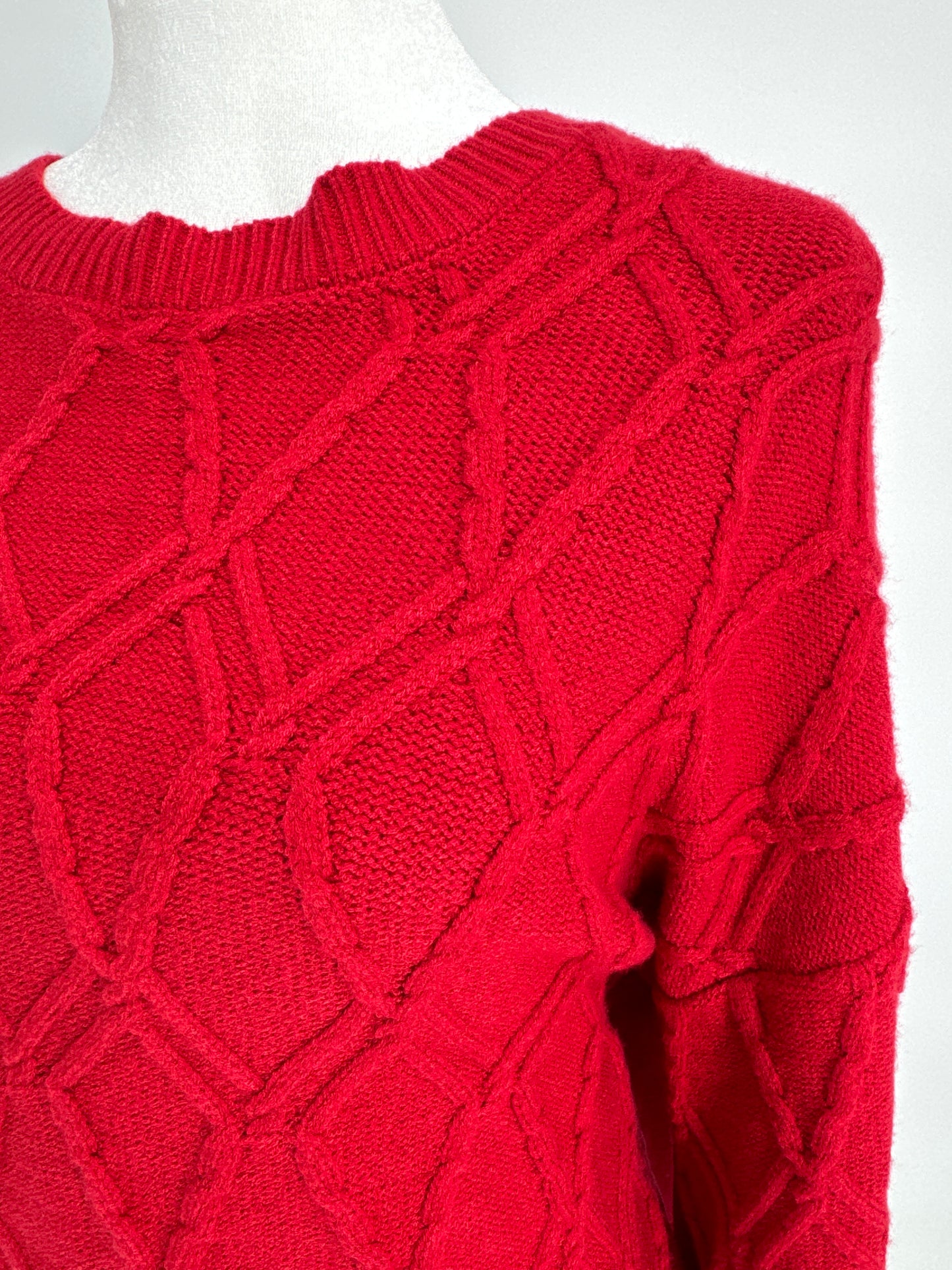 Red Long-Sleeved Sweater