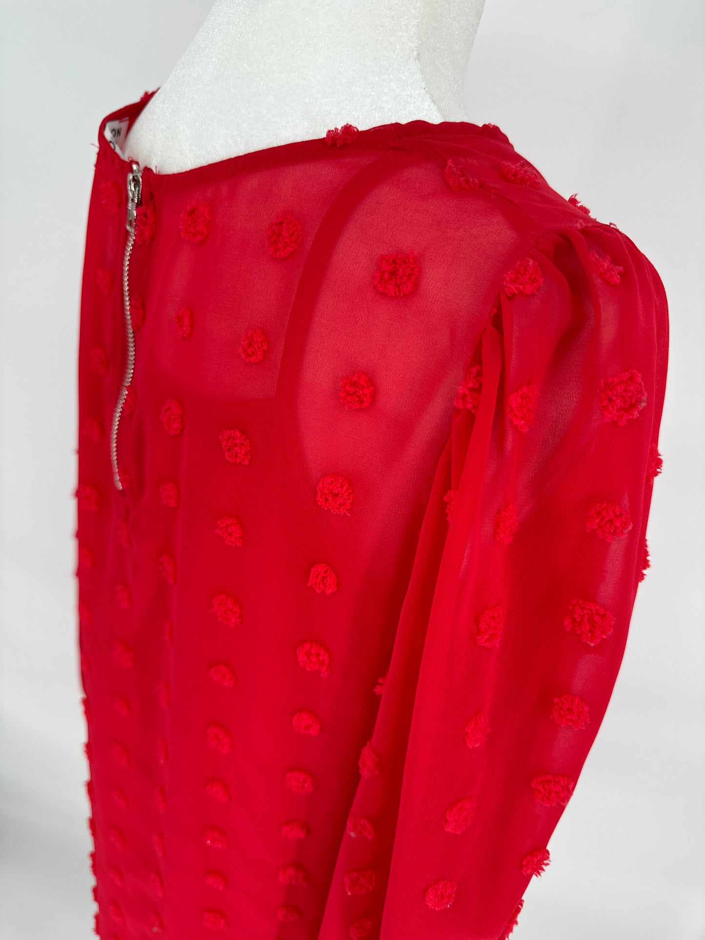 Swiss Dot Dress with Slip Included