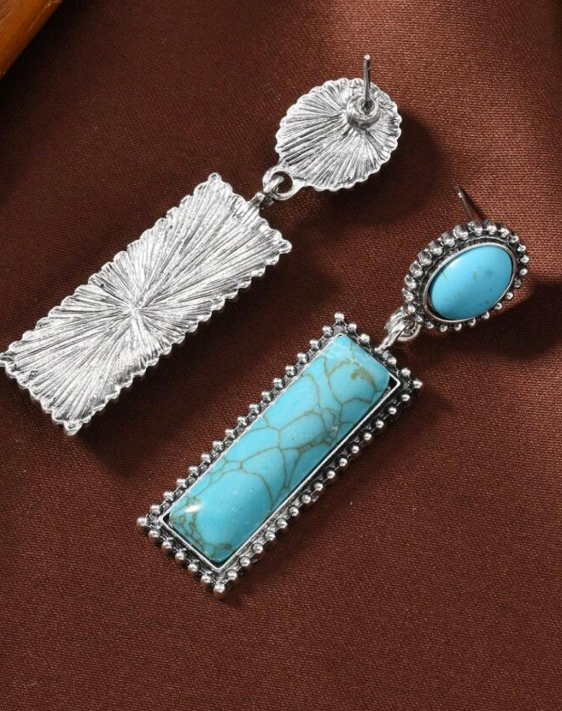 Faux Turquoise Earrings