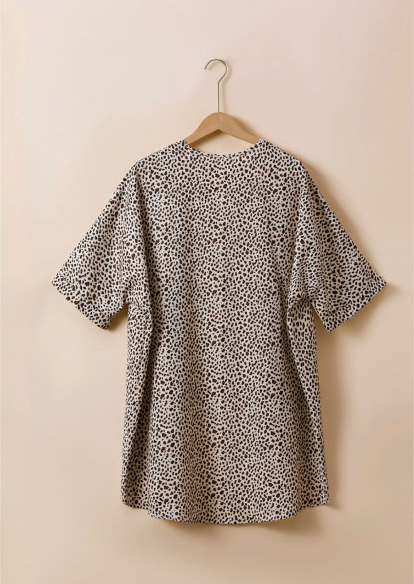 Short Sleeve Kimono in Animal Print