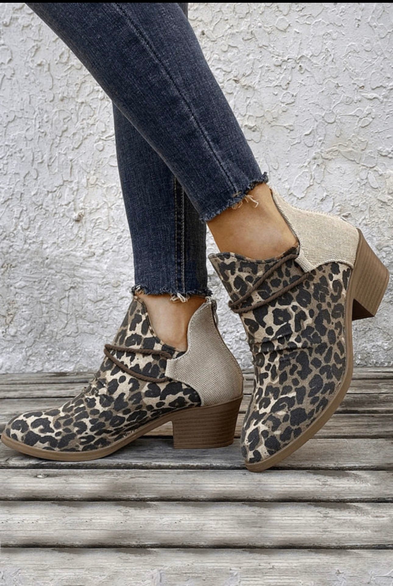 Animal Print Bootie