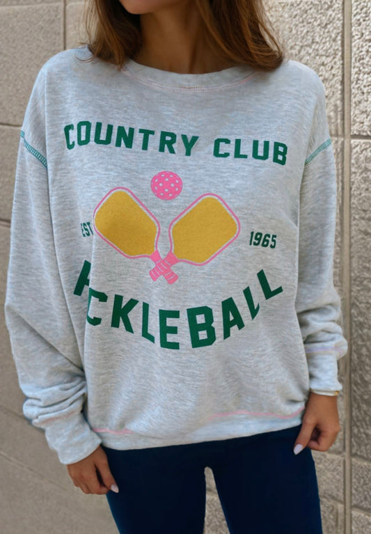 Pickleball French Terry Sweatshirt