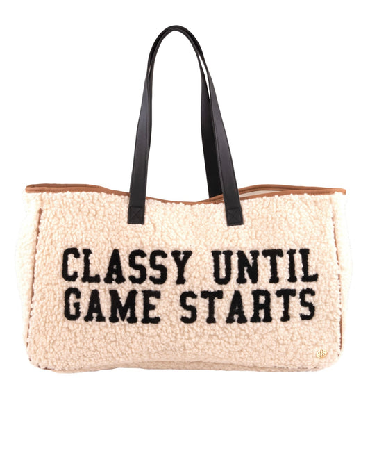 SS Classy Until Game Starts Tote