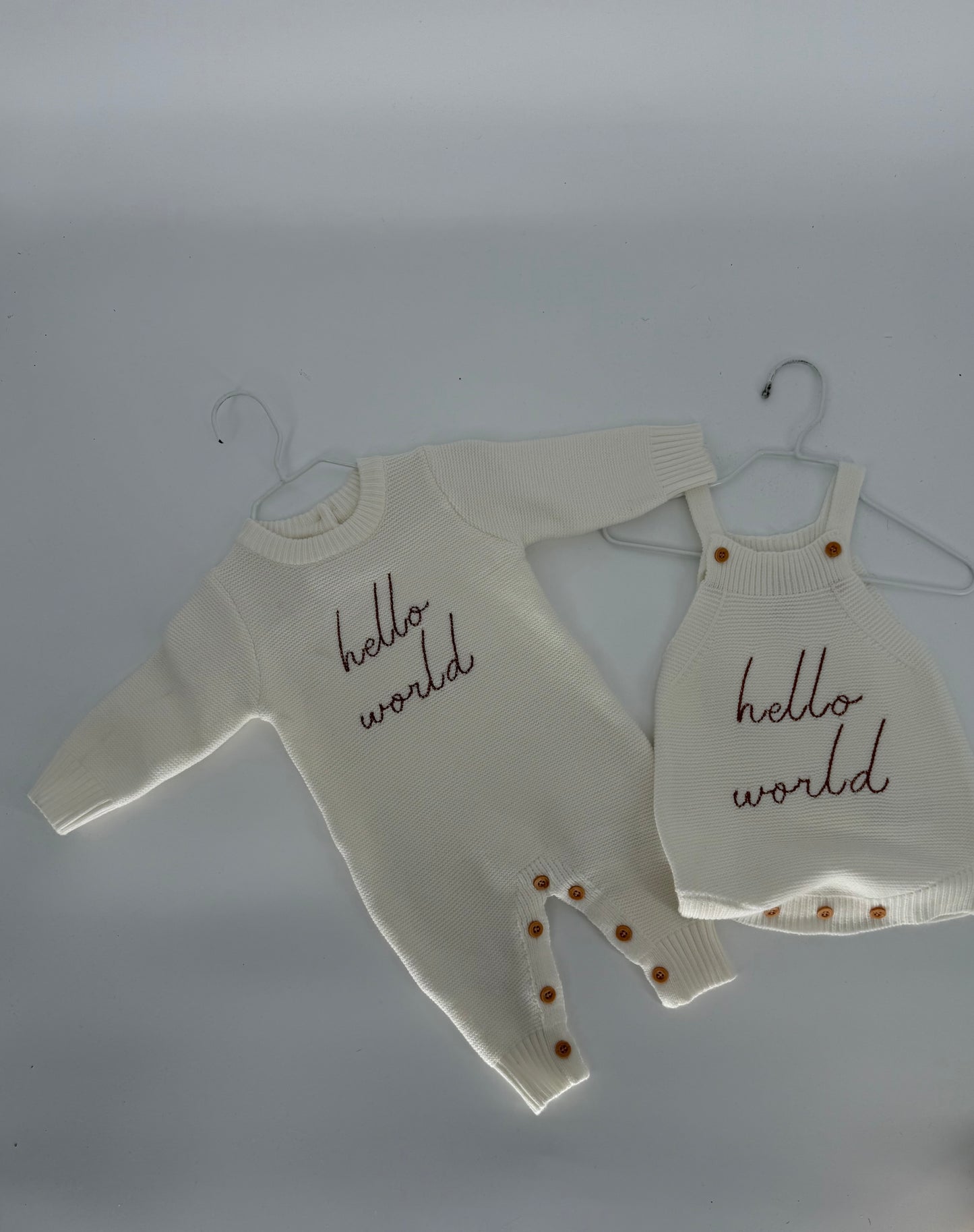 Hello World Sweater Material One Alls