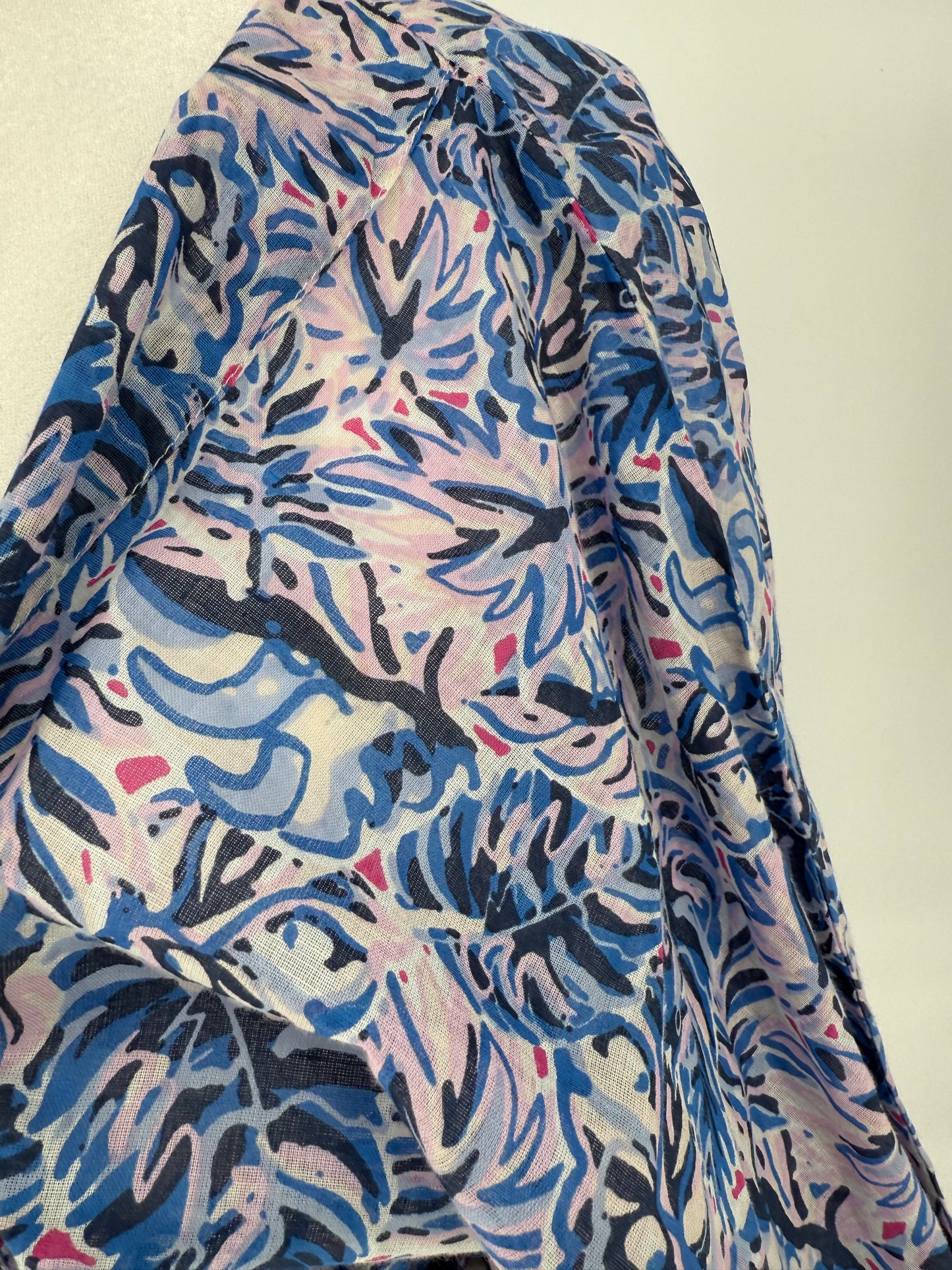 SS Lightweight Cover Up with Drawstring Waist Belt with Tassels
