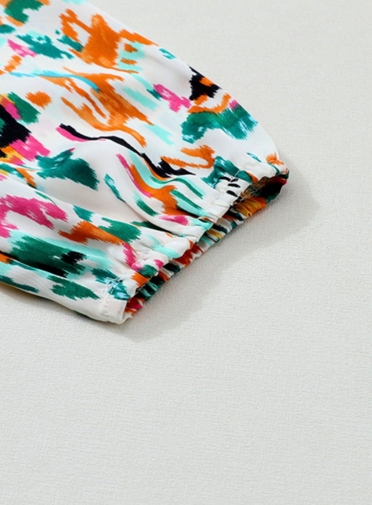 Multi Color Silky Blouse Top