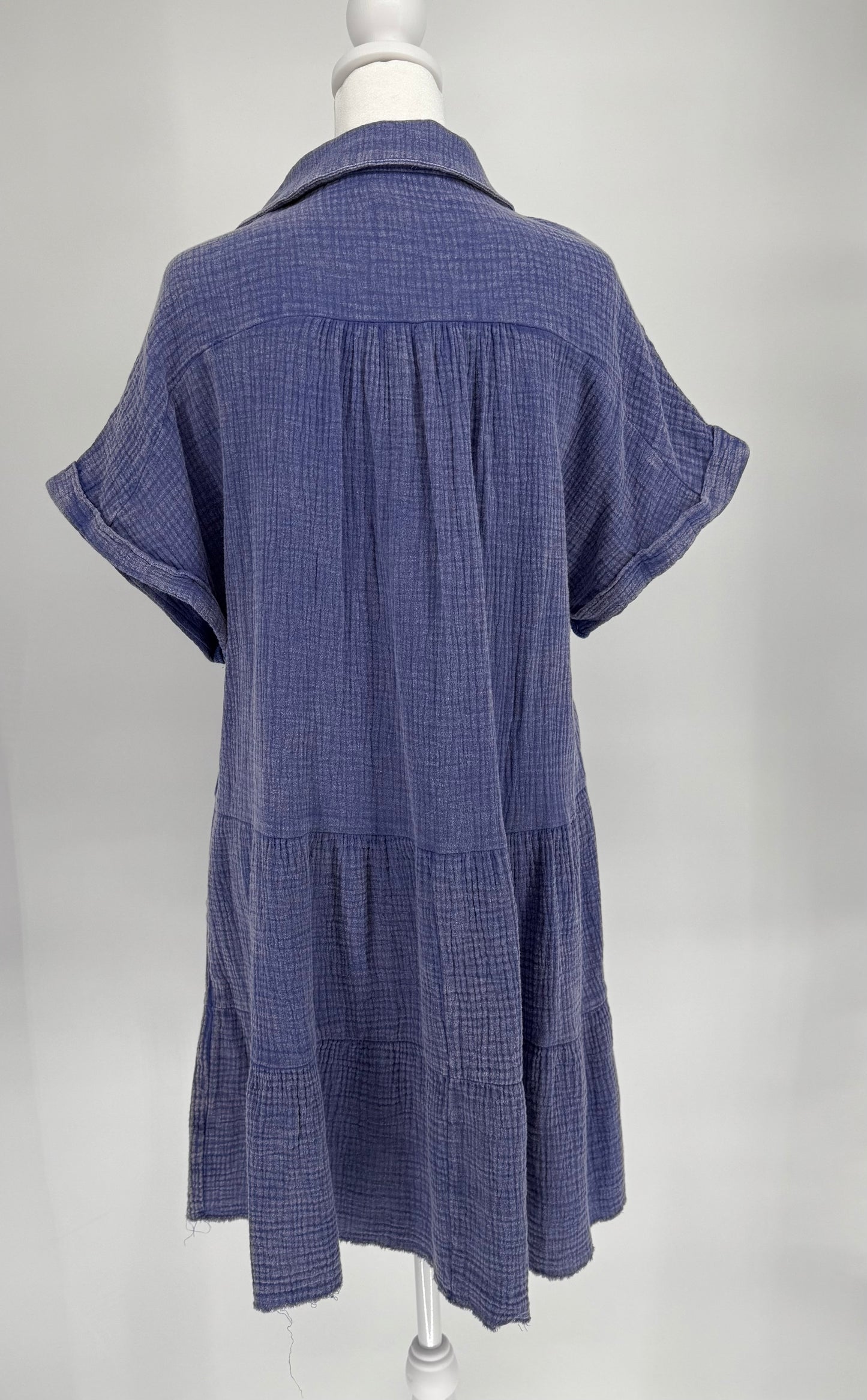 Umgee Mineral Wash Purple Dress