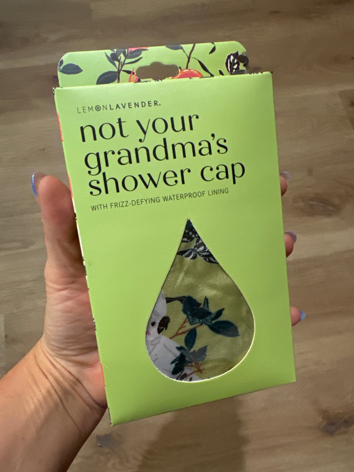 Not Your Grandma's Shower Cap | With Frizz-defying Waterproof Lining