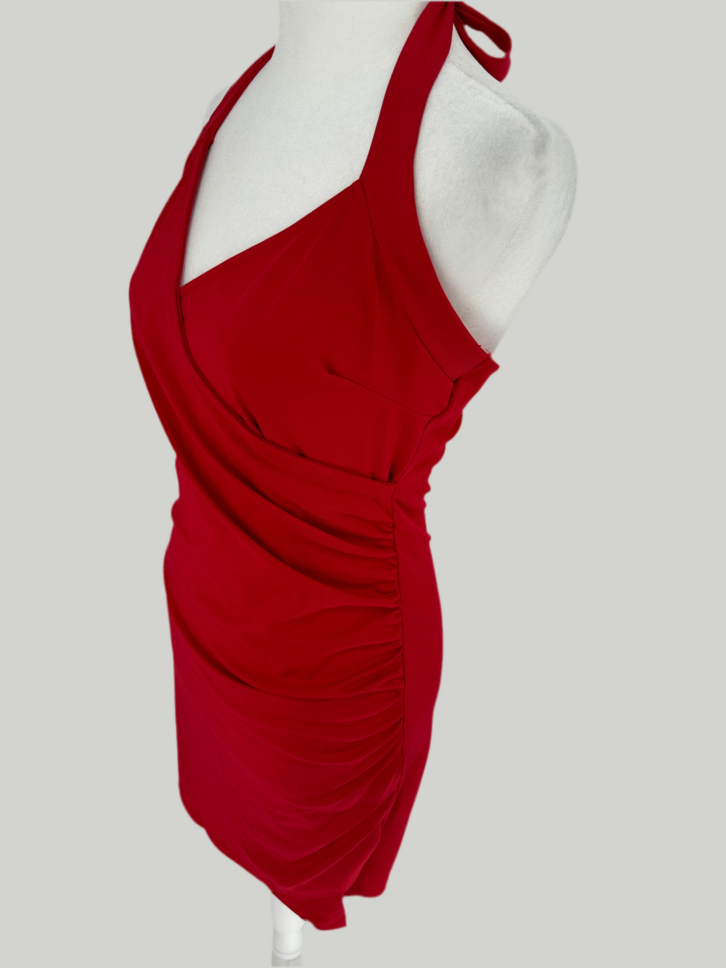 Red Halter Dress