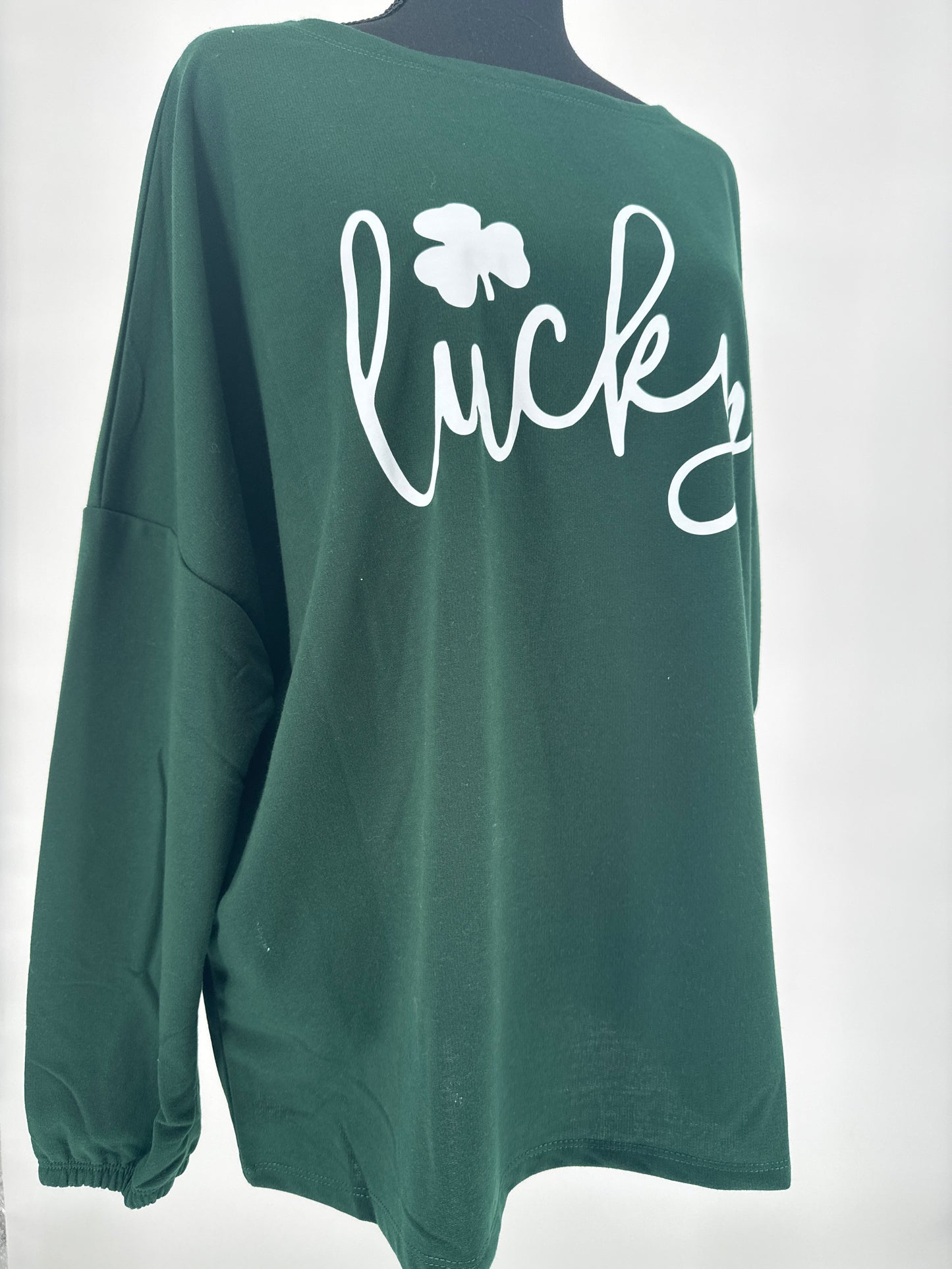 Lucky Forrest Green Pullover Shirt