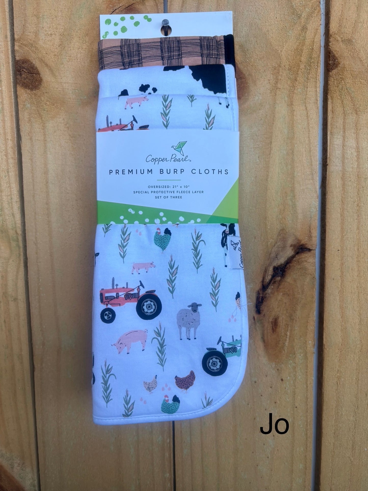 Premium Burp Cloths | Copper Pearl