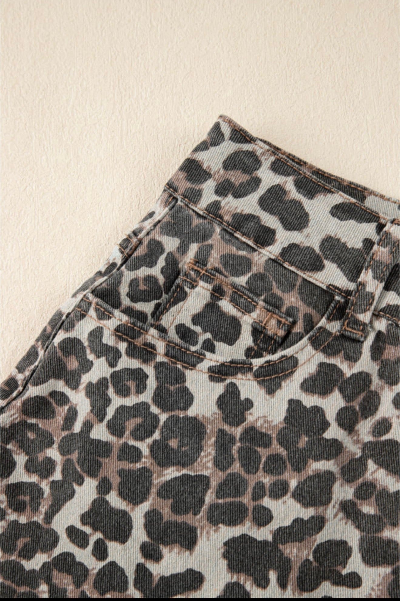 Animal Print Mini Skirt