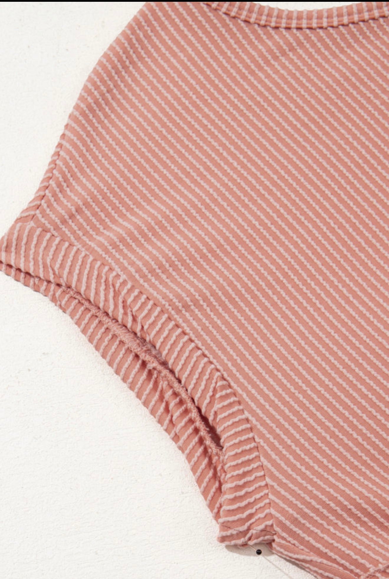 Mauve Ribbed Knit Dress with Pockets