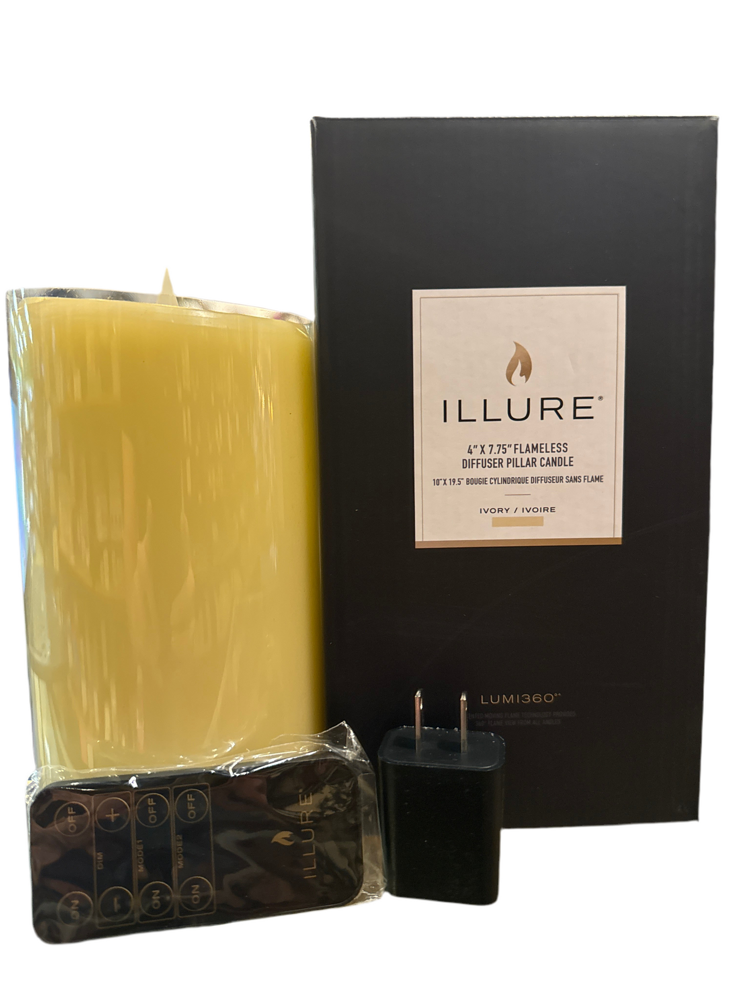 ILLURE | Flameless Diffuser Pillar Candle