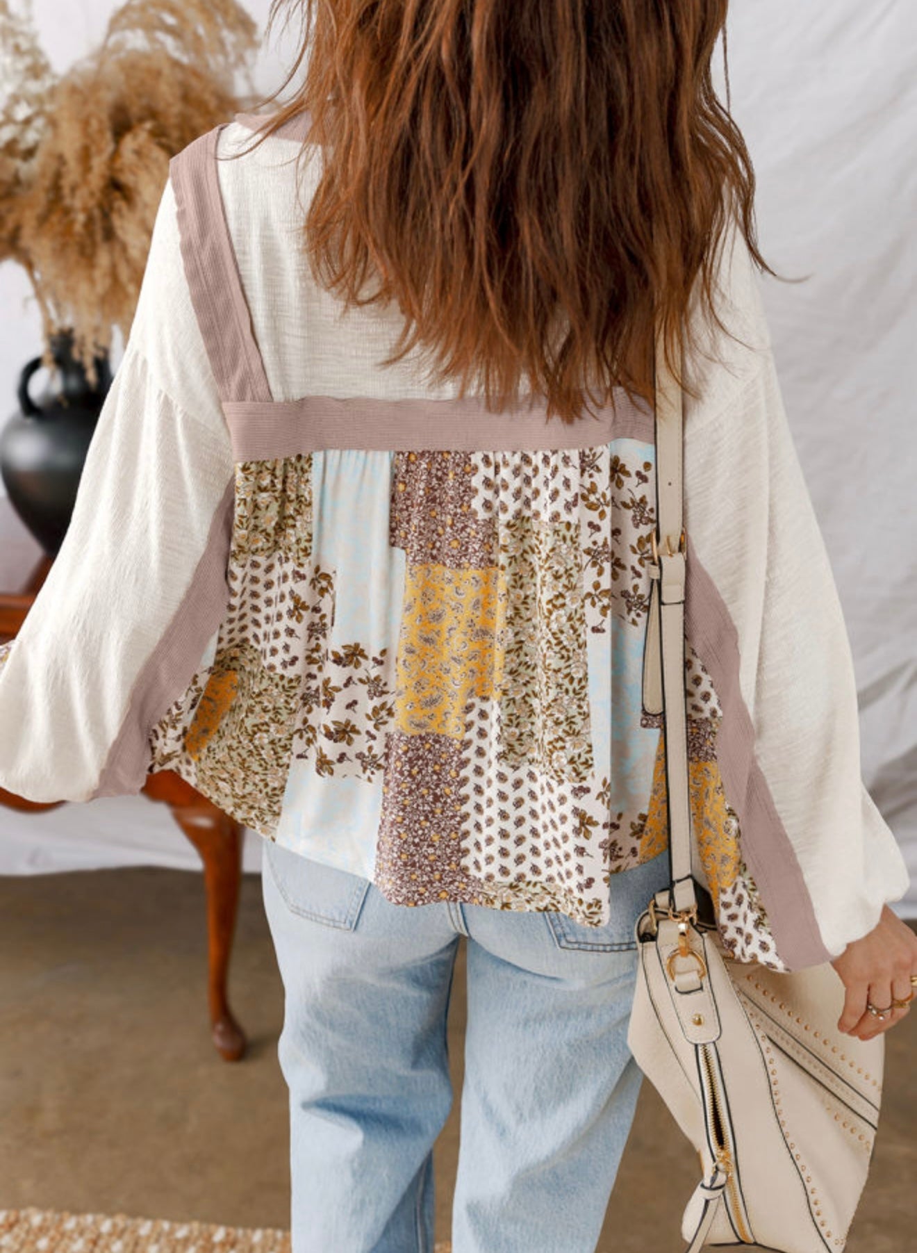 Quilt Patchwork Design Color Block Top