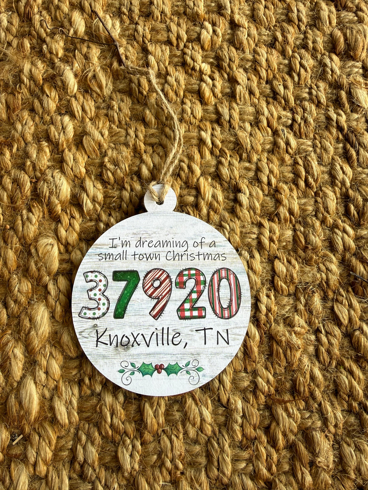 37920 Handmade Wooden Ornament