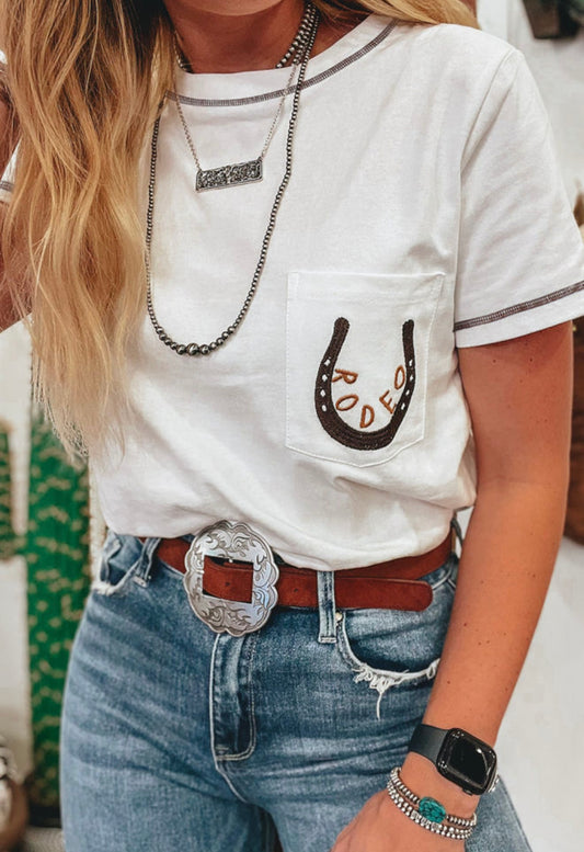 Rodeo T-shirt with Pocket