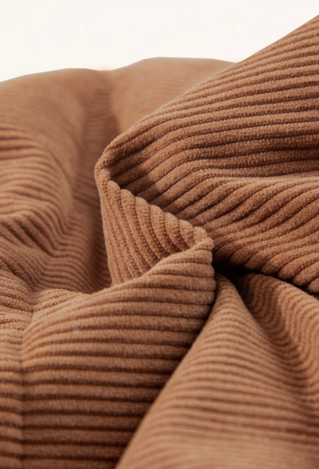 Brown corduroy zip up vest