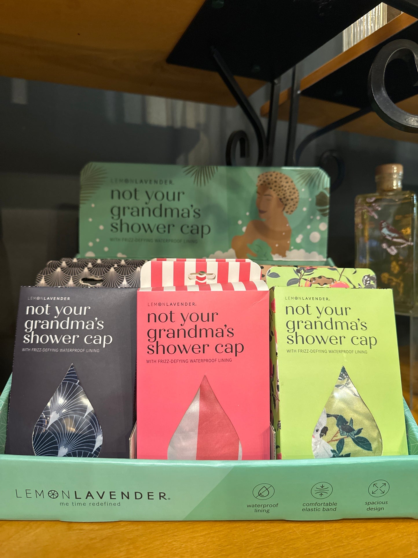 Not Your Grandma's Shower Cap | With Frizz-defying Waterproof Lining