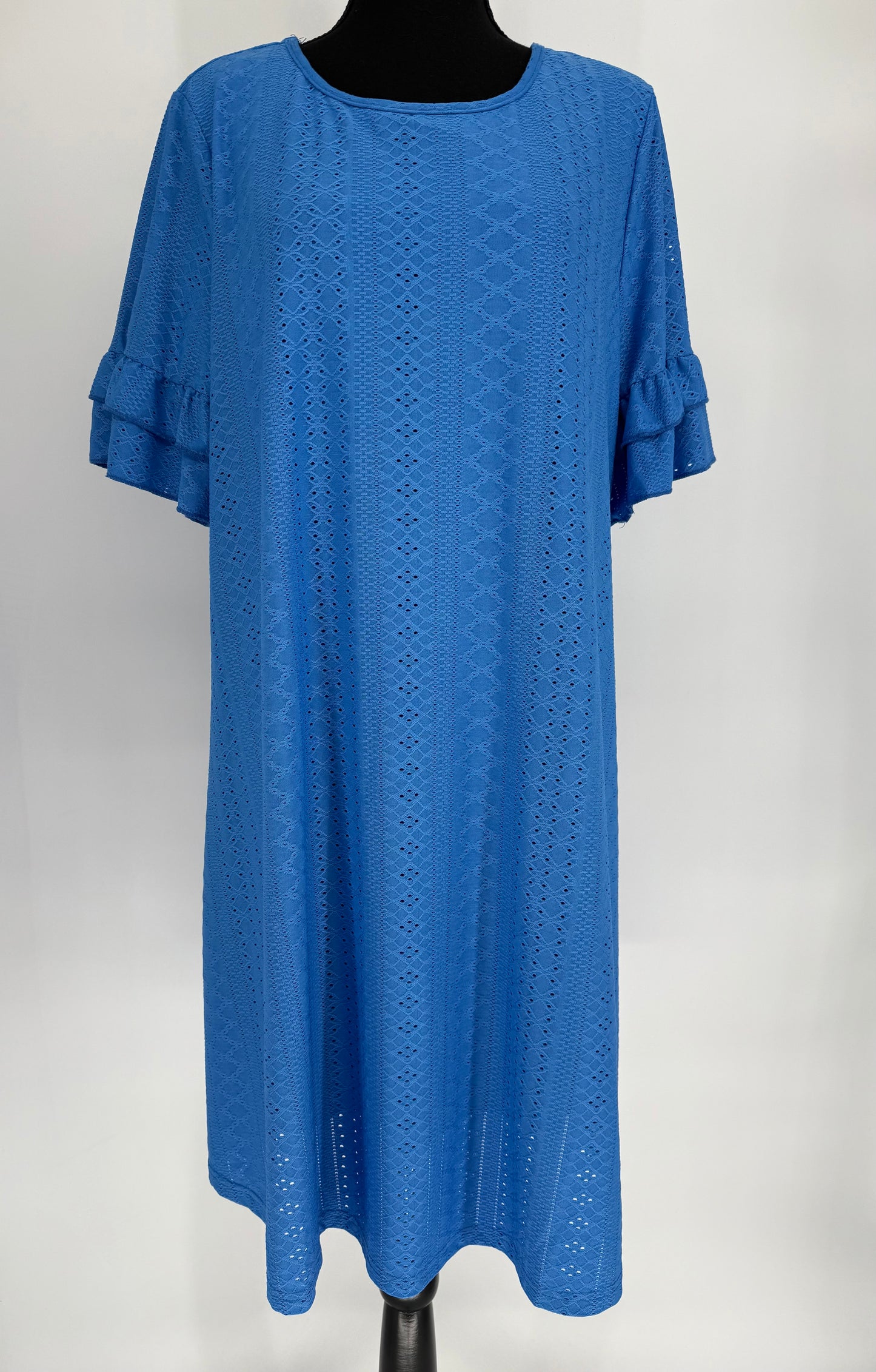 Royal Blue Fully Lined Loose Fit Dress