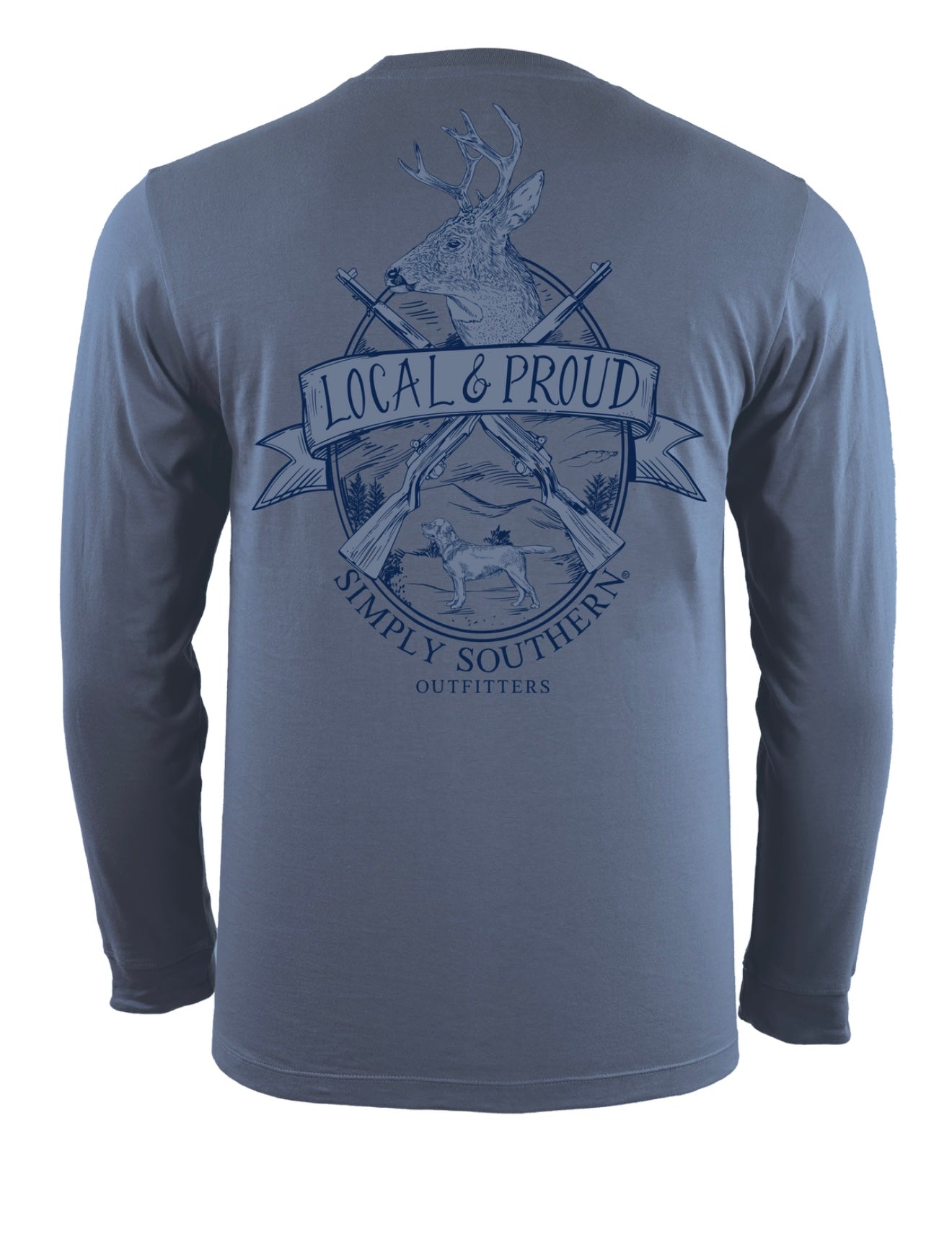 SS Blue Long Sleeve T Shirt