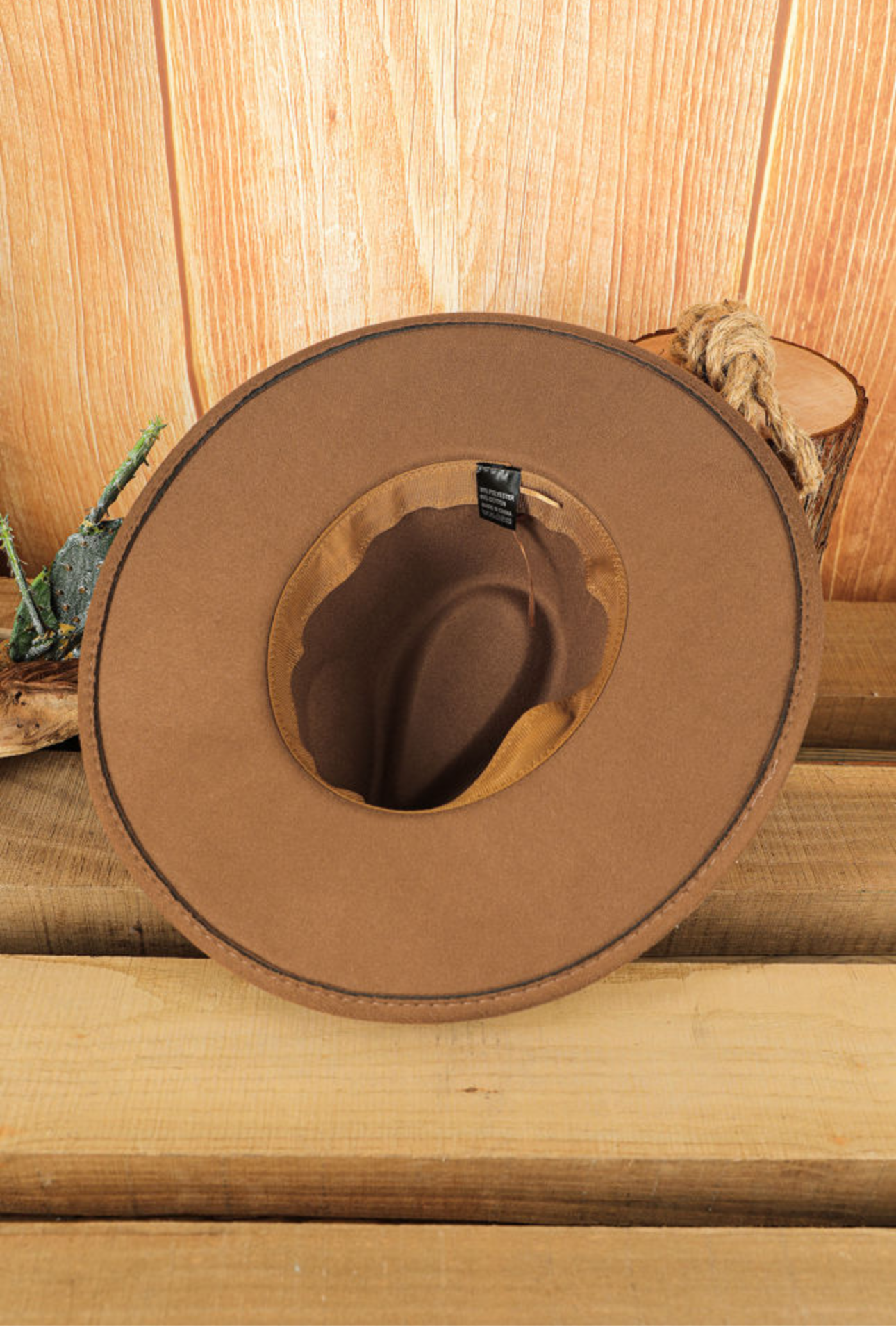 Brown Felted Hat