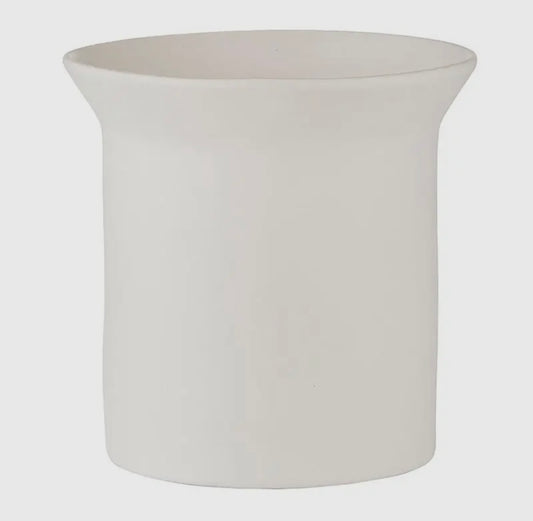 White Ceramic Vase/Pot Container