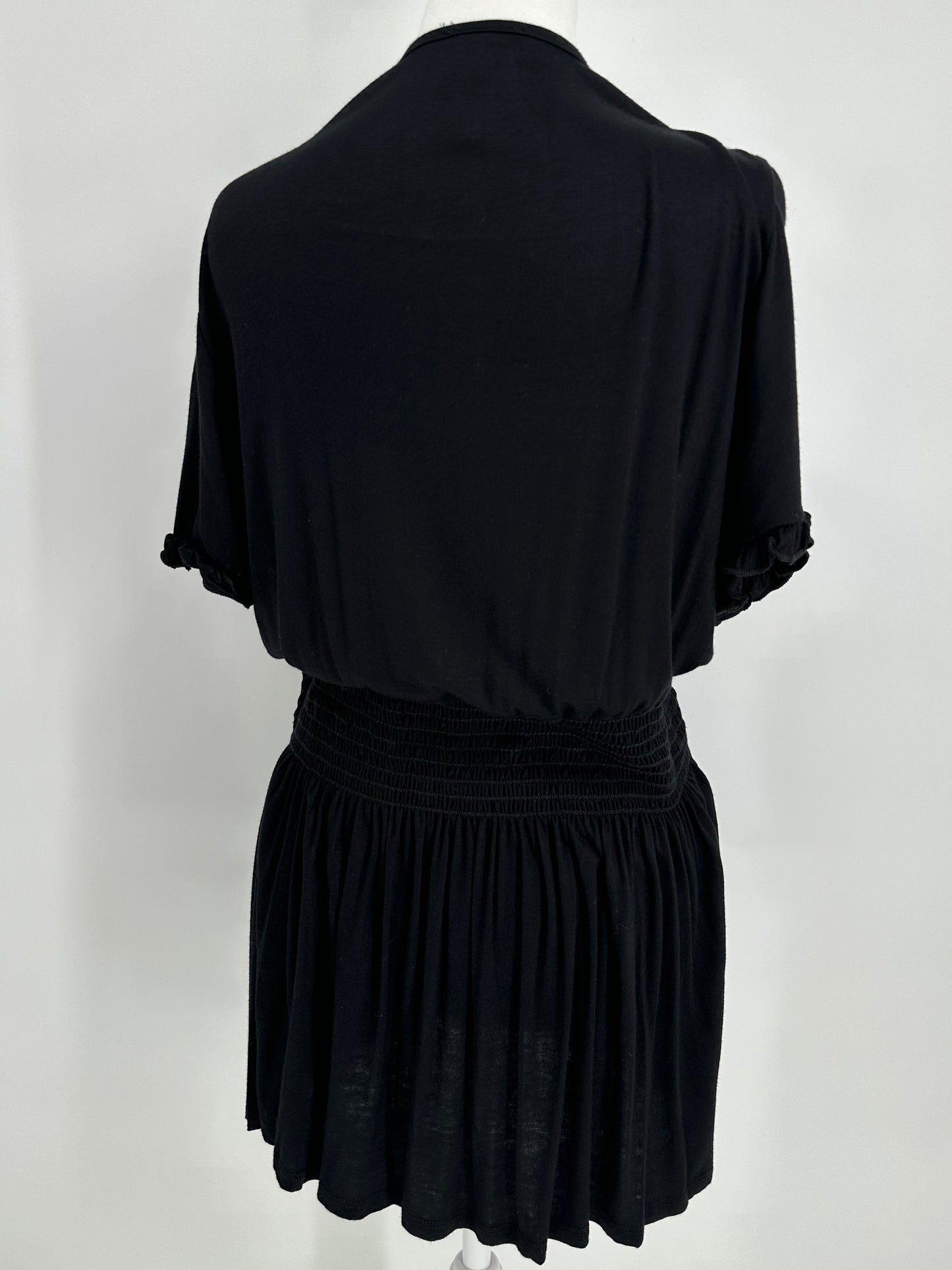 Black Top with Elastic Waist