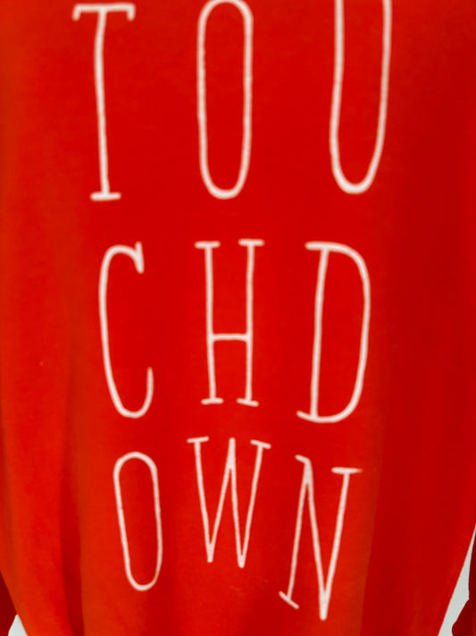 Orange Touchdown Sweatshirt - Ivy's Gifts & Boutique