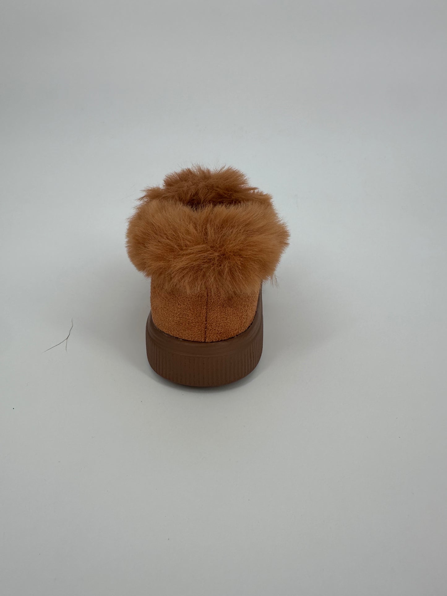 Camel Color Fur Bootie