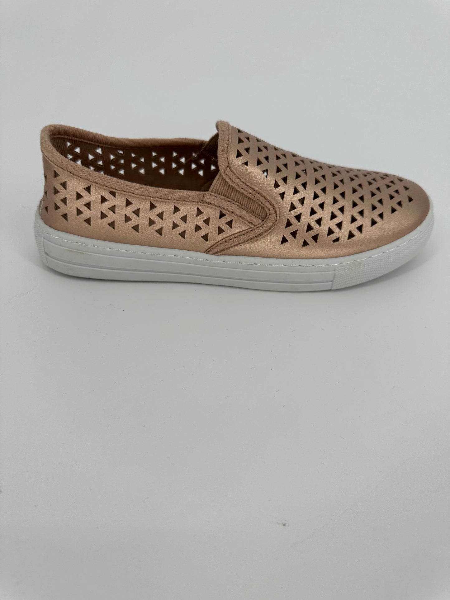 Rose Gold Slip-On Sneakers