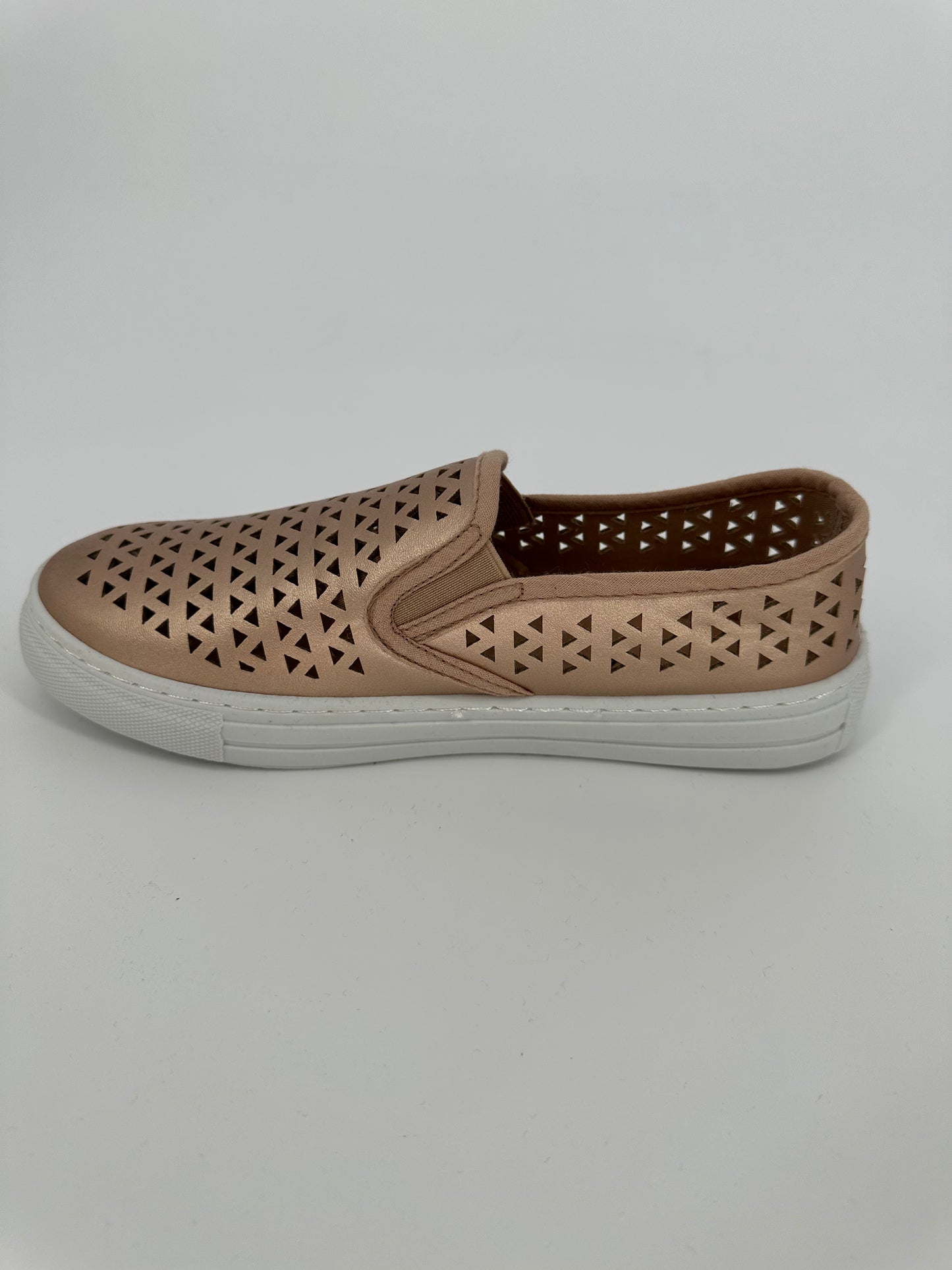 Rose Gold Slip-On Sneakers