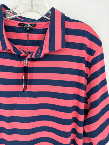 SS Men’s Striped Polo in 2 styles