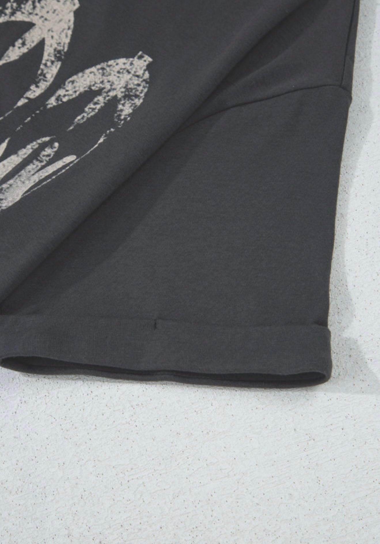 YALL Charcoal Gray Oversized Butter Soft Tee