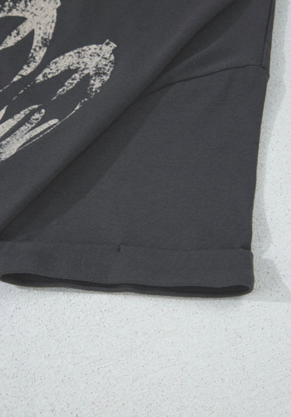YALL Charcoal Gray Oversized Butter Soft Tee