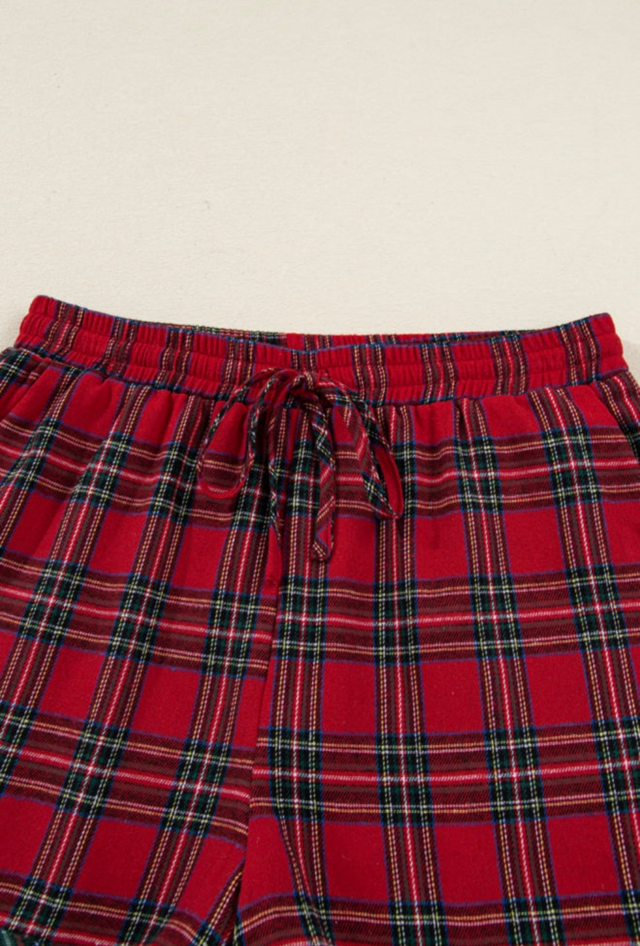 Tartan Plaid 2 Piece Christmas Pajama Set