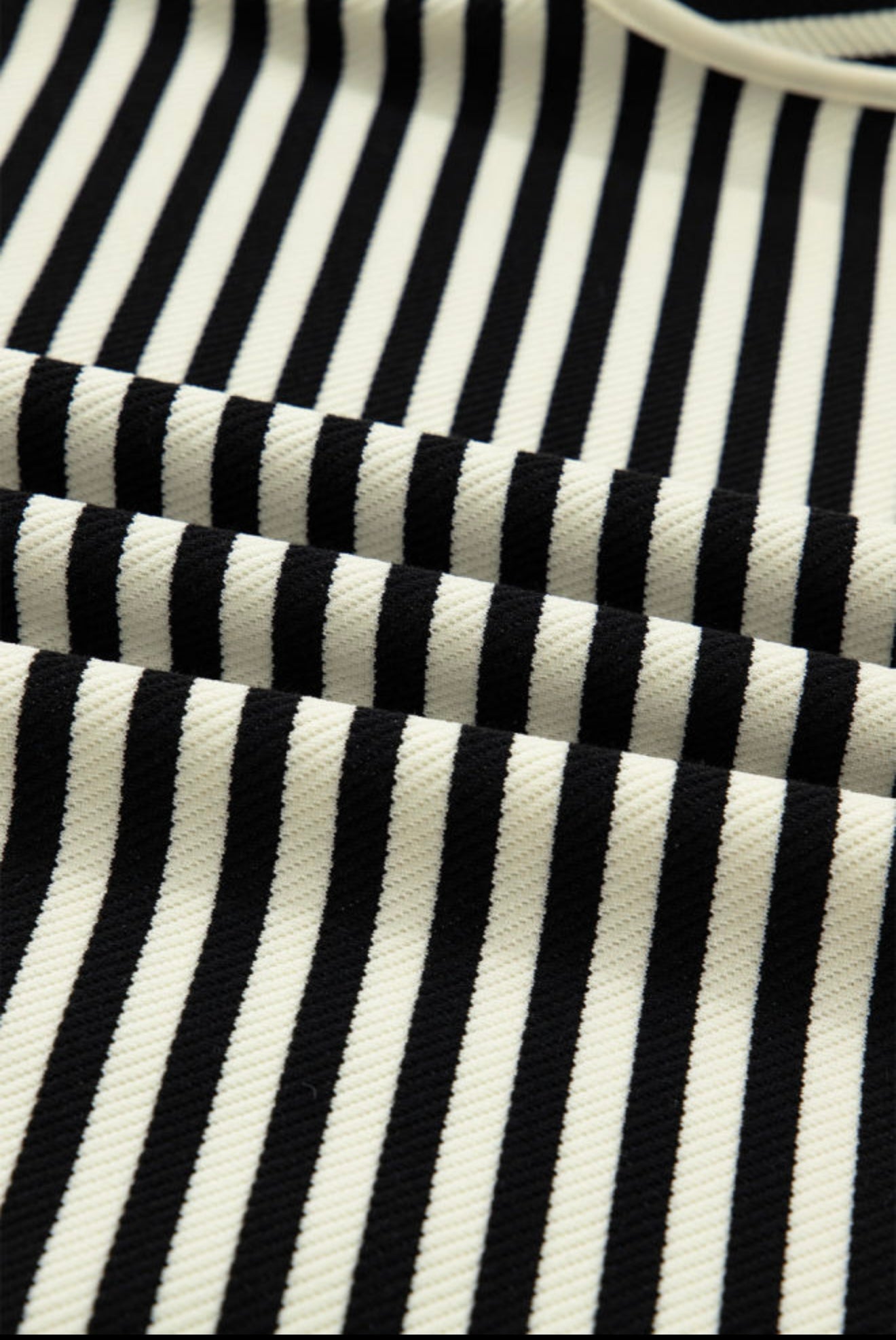 A42 Ivory and Black Stripe Skort and Top Set - Ivy's Gifts & Boutique