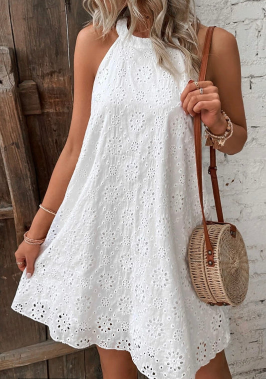 White Eyelet Sundress