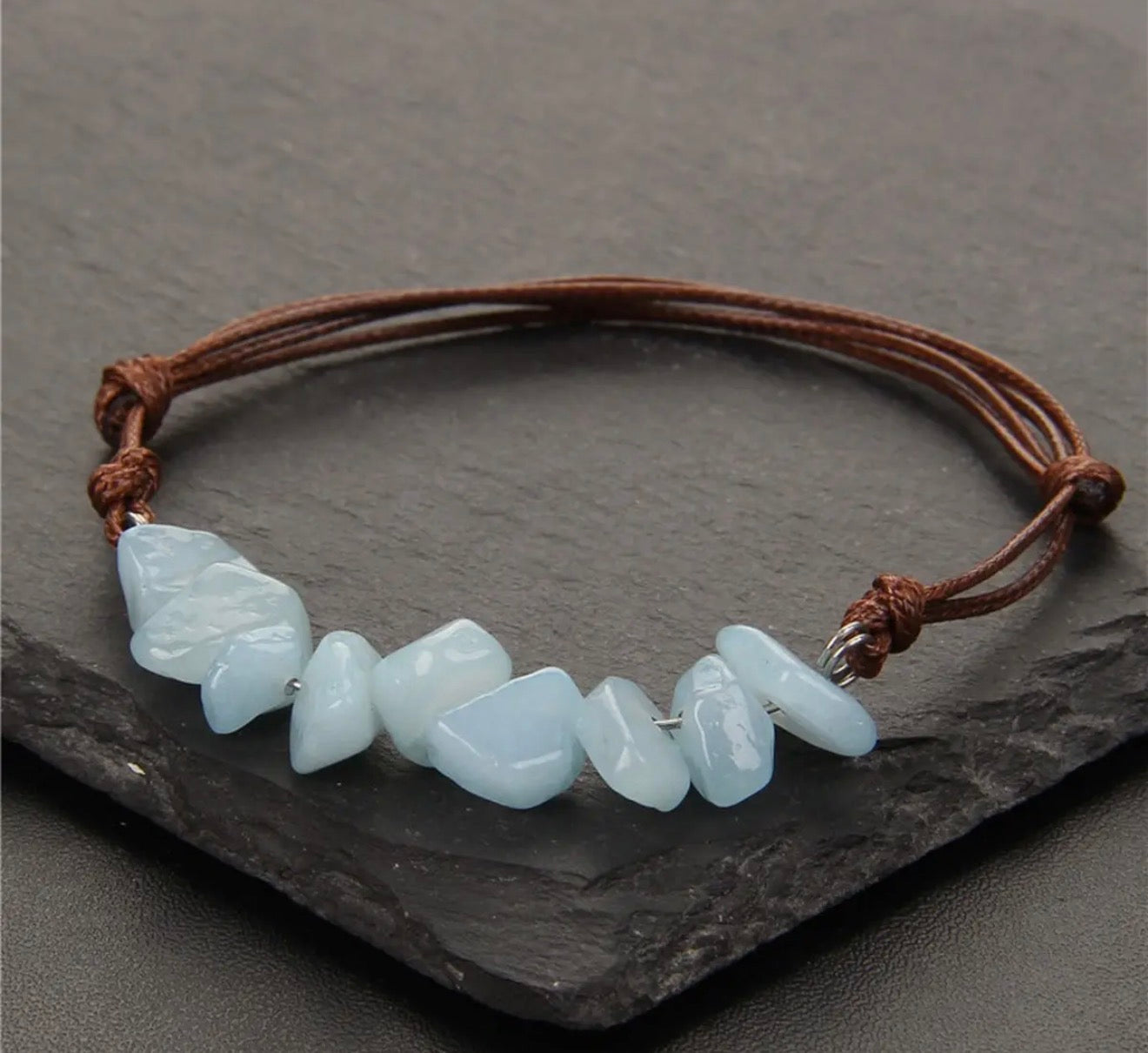FR50 Bohemian Gravel Leather Multi Cord Bracelet
