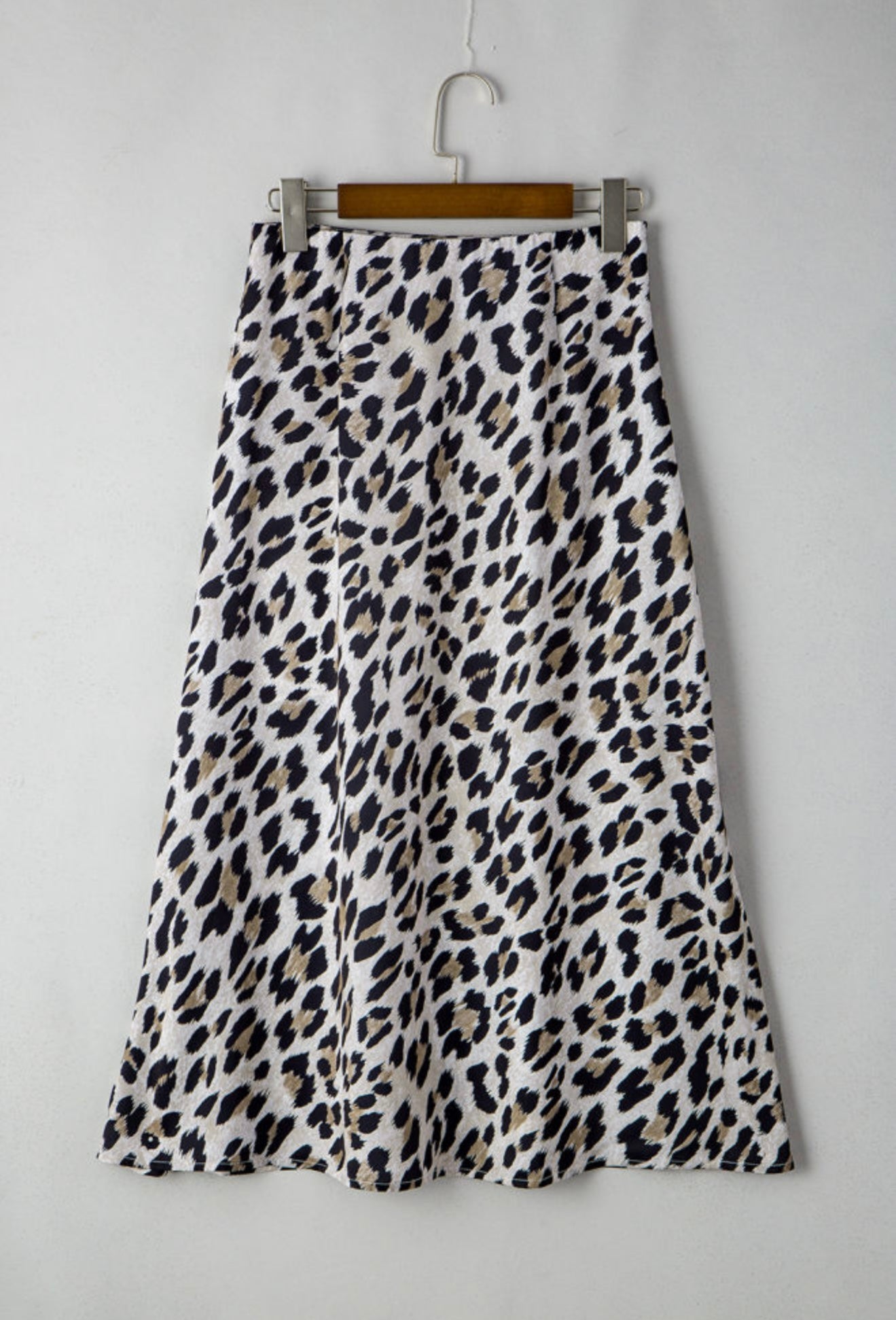 Animal Print Skirt with elastic and zip closure