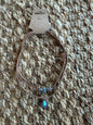 DBFT Double Strand Faux Turquoise Necklace