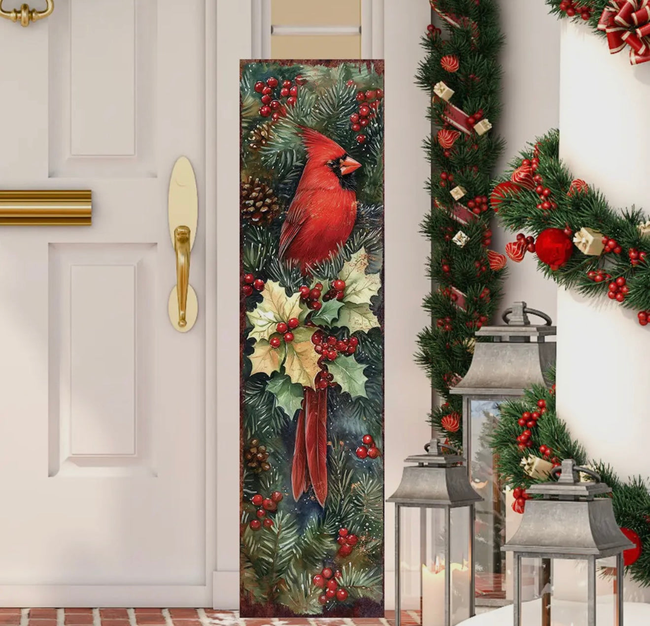 Red Cardinal Indoor/Outdoor Sign