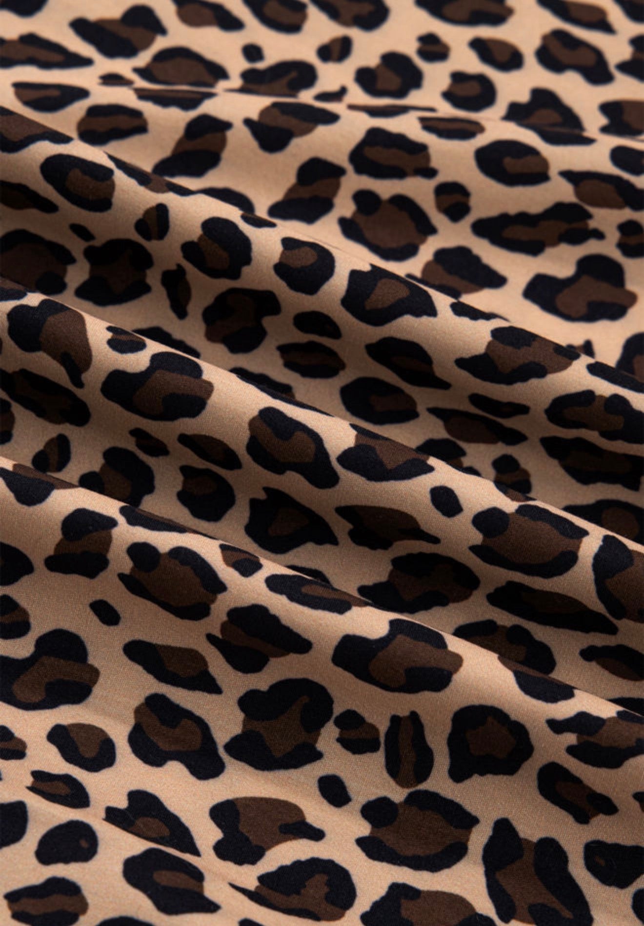 ML47 Animal Print  Short Top with Ruffle Straps