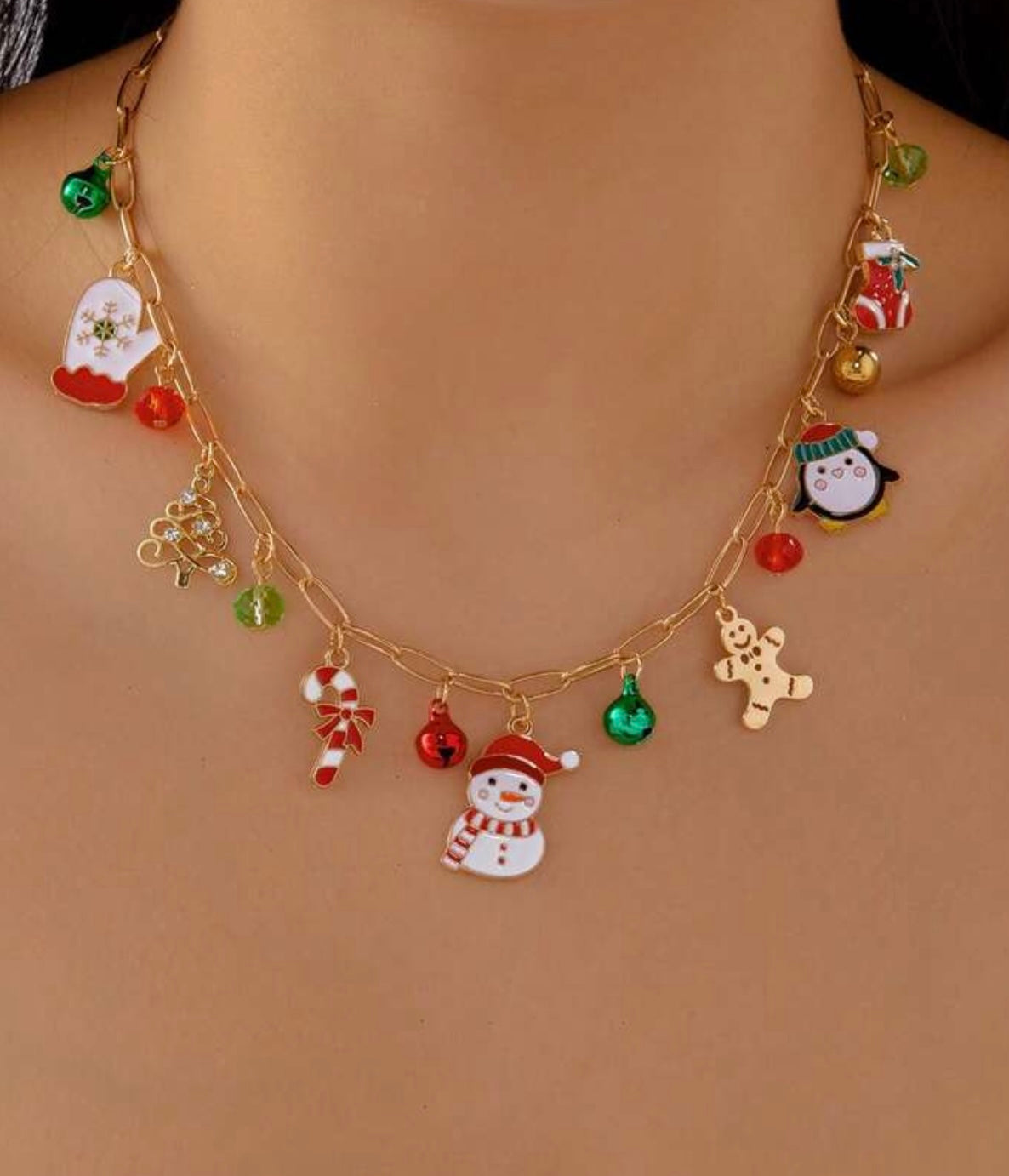 Christmas Charm Necklace