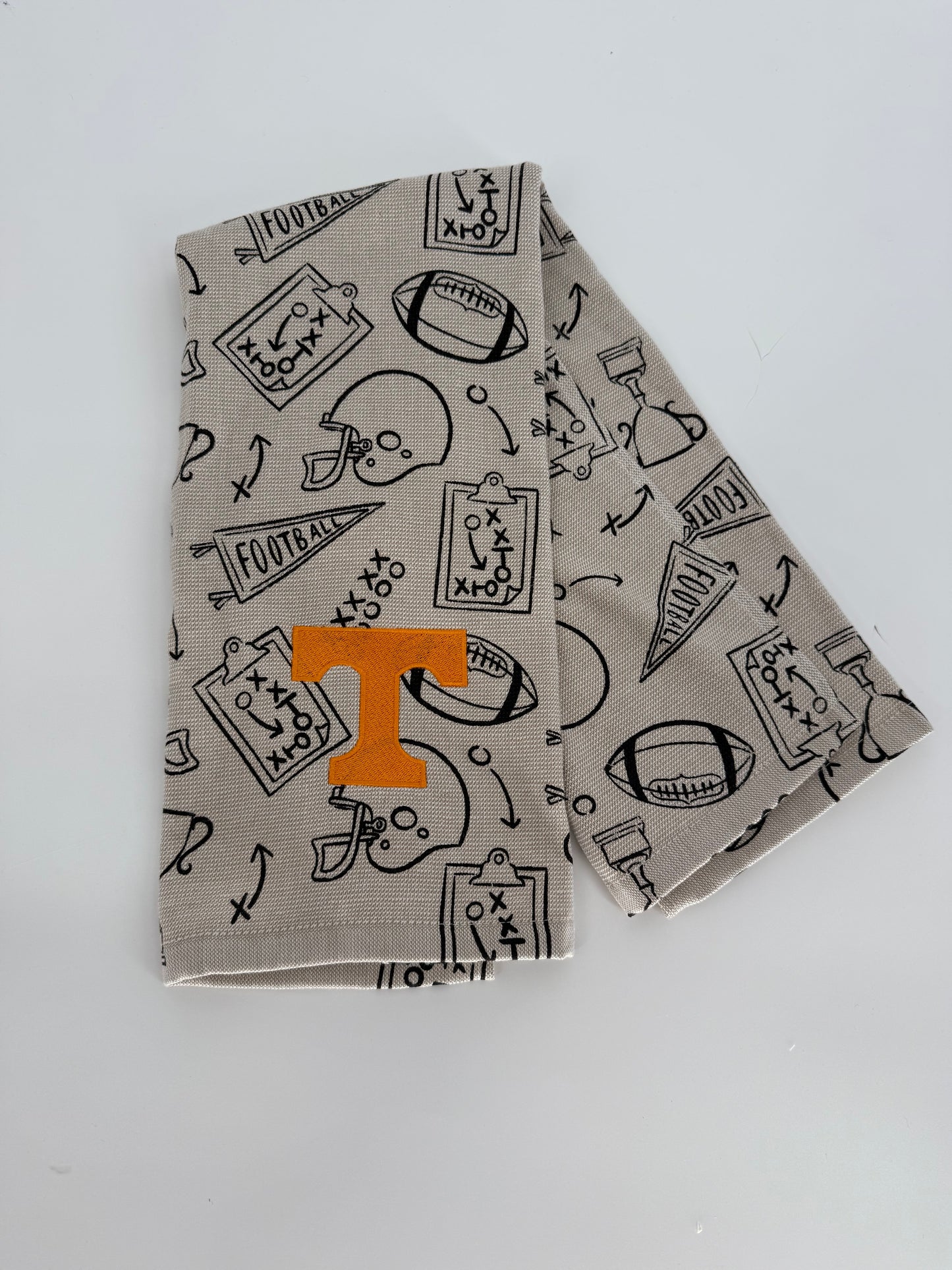 Power T Embroidered Hand Towel