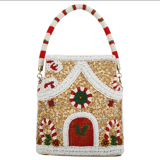 HHC The Most Precious Beaded Ginger Bread Cottage Purse for That Super Special Someone to Enjoy for Years to Come
