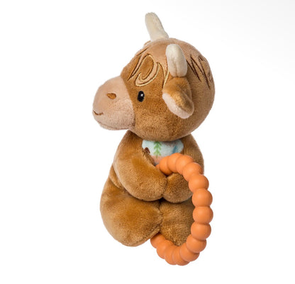 HHC HettyHighland Cow Teether Rattle
