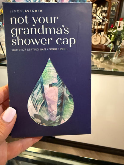 Not Your Grandma's Shower Cap | With Frizz-defying Waterproof Lining